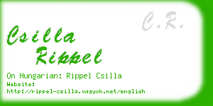 csilla rippel business card